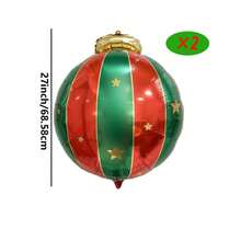 2pcs 27 Inch Large Christmas Theme Hanging Party Decoration Balloons - View 5