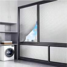 Double-Layer Aluminum Foil Reflective Film Coating, For Sun Protection, Waterproof And Sound Insulation, Aluminum Foil Radiator Self-Adhesive Film, Insulation Film, Heat Insulation Film, Home Decor, Balcony Glass Door Sunshade Film - Silver - View 5