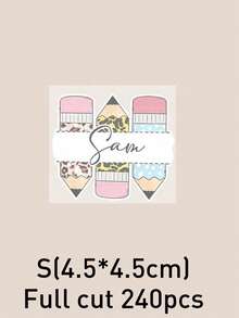 LICVIC Stiker Nama Pensil Kustom, Stiker Ponsel yang Dipersonalisasi, Label Nama Lucu, Stiker Laptop Nama Kustom, Hadiah Ulang Tahun dan Natal yang Dapat Disesuaikan - Gaya A - View 21