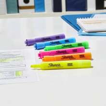 Sharpie Accent Tank-Style Highlighters, Assorted Colors, 4 Count - Back To School, Desk Supplies - ColorA - View 6