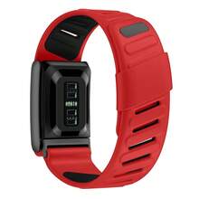 Silicone Dual-Color Watch Band Compatible With 5.0, Adjustable Sports Replacement Wristband, Suitable For Men And Women. Multiple Colors Available. - 25mm - View 4