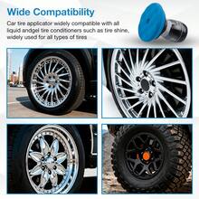 Tire Gloss Applicator Set, Includes 2 Sponge Pads, Reusable Car And Truck Tire Care Applicator, Suitable For Glass, Plastic And Tire Automotive Detailing Repair Tools, Professional Automotive Detailing Set, Used For Paint Enhancement And Tire Gloss - A - View 8