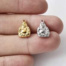 1pc/2pcs Cute Exquisite 304 Stainless Steel Vacuum Electroplated Long-Lasting Color Retention 3D Geometric Spherical Pendant Charms, Tooth, Lollipop, Peanut, Puppy And More, Suitable For Bag Decoration, Handmade DIY Jewelry Making Necklace Bracelet Earring Accessories - Picture - View 48