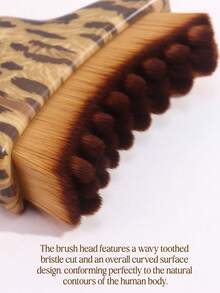 1pc Lymphatic Brush With Box, Body Care Brush, Facial Contour Massage Brush, Portable Makeup Tool - Multicolor - View 4
