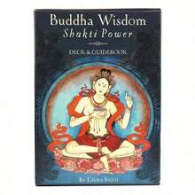 1pc Mysterious Tarot Cards Fortune Telling Game Cards Party Gathering Game Buddha Wisdom Shakti Power Oracle - Dark Green - View 1