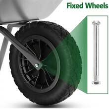 14-Inch Wheelbarrow Tire (Size 3.50-8), Suitable For Garden Wheelbarrows, Go-Karts, Trailers, And Utility Carts. - C - View 5