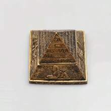 Egyptian Pyramid Desktop Ornament, Antique Style Home Decor, Creative Vintage Storage Box, Perfect Choice For Holiday And Room Decoration - A - View 9