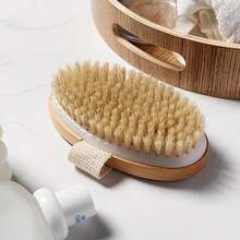 1/2PCS Body Scrub Brush, For Dry Or Wet Exfoliation, Bathing & Shower Cleaning Brush, Cleaning Supplies, Suitable For Cleaning, Massage, Body Care - Standard Version - View 1