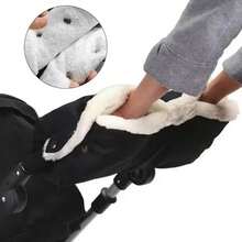 1pc Universal Winter Warm Stroller Hand Muff, Windproof & Waterproof, Newborn Baby Carriage Accessory - As Shown - View 1