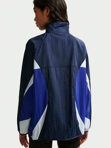 Nike 女款 AS W NK STREET TRACK JKT 梭織無帽夾克 IM8402-411 - 藏蓝色 - 查看 2