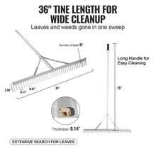 Garden Rakes - 36 Inches - View 3
