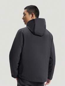 Adidas Men's WUZONG WEN JKT Woven Hooded Jacket KG0827 - Black - View 2