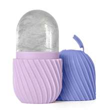 1pc Face Ice Mold, Portable Silicone Ice Massage Tool For Pore Tightening And Facial Care, Manual Face Massage Set - Multicolor - View 16