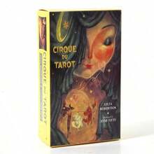 1 buah Kartu Kertas Cirque Du Mystery Permainan Ramalan Nasib untuk Pesta dan Acara Kumpul-kumpul - Krem - View 3