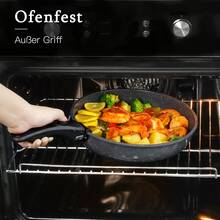 GiPP 21-Piece Upgraded Pan And Pot Set With Detachable Handle, Enlarged Pot Sizes, Ceramic Cookware Set, Stackable, For Induction And All Hobs, Black - View 6