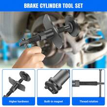 22pcs Brake Caliper Rewind Tool Kit To Wind Back Front And Rear Disc Brake Pisto Brake Pad Ratchet Rewind Spreader Piston Retracting Caliper Press Install Tool Brake Cylinder Adjuster - A - View 4