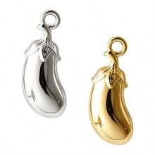 1pc/2pcs Cute Exquisite 304 Stainless Steel Vacuum Electroplated Long-Lasting Color Retention 3D Geometric Spherical Pendant Charms, Tooth, Lollipop, Peanut, Puppy And More, Suitable For Bag Decoration, Handmade DIY Jewelry Making Necklace Bracelet Earring Accessories - Picture - View 46