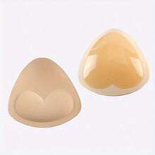 2pcs Reusable Soft Invisible Breast Pads - Anti-Nipple Pads With Lift-Up Cup Covers, Suitable For Bikini, Lingerie And Beachwear - Women's Underwear, Lift-Up And Cover Dual Use - One Size Fits All - View 7
