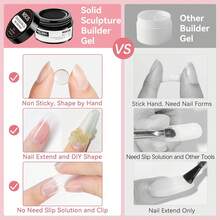 NOCIS Non-Sticky Long-Lasting Gel Tool Set, Odorless Styling Gel, Suitable For 3D Nail Art, Attaching Artificial Gems And Semi-Permanent Nail Decorations, Suitable For DIY Beginners - Multicolor - View 11
