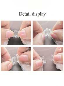 Seamless Strapless Silicone Bra - Self-Adhesive Push-Up Bra For Women, Suitable For Backless Outfits - Apricot - View 5