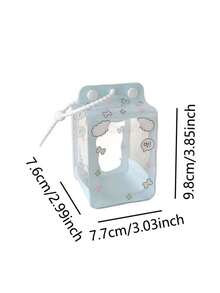 1 PC Cartoon Transparent Four-Leaf Clover 3D Stroller Bag For Students 10cm Storage Bag For Outdoor Display - Multicolor - View 2