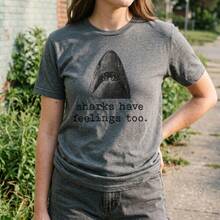 Women T-Shirts - Heather Navy - 閱讀襯衫 - 查看 11