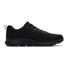 Skechers Men's LITE-WEIGHT Series Large Mesh Lace-Up Lightweight Cushioned Running Shoes - Black - View 3