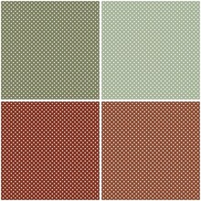 36 Sheets Vintage Neutrals Polka Dot Scrapbook Paper Pad, 12 Designs 6'x6' Premium Decorative Cardstock For DIY Crafts, Card Making & Journaling - Square - View 3