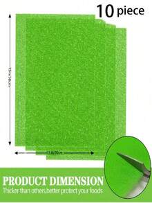 1/3/5pcs Fruit & Vegetable Fresh-Keeping Mats, Refrigerator Drawer Liners, Refrigerator Shelf Mats, Storage Mats - Moisture-Proof & Washable, Suitable For Refrigerator And Kitchen Decor, Also Can Be Used As Drawer Liners, Cabinet Liners - Multicolor - View 11