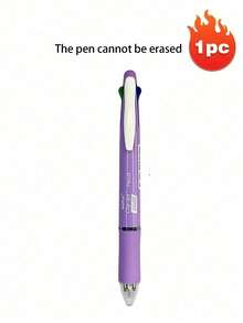 Clickable Multi-Color Ballpoint Pen, 4-In-1 Multifunctional Writing Pen, Stationery, Student Supplies - 4-color Ballpoint Pen + 1 Pencil Lead - View 11