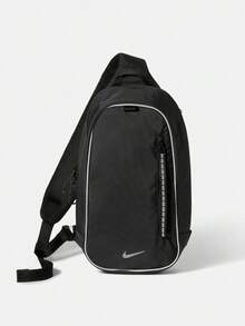 Nike Unisex NK NSW COMMUTE SLING - REFLCTV Outdoor Sports Crossbody Bag IQ1285-010 - Black - View 1