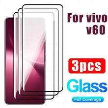 3片裝 3D 曲面鋼化玻璃螢幕保護貼，適用 X300 Pro/X300/V70/Lite/V50/V50 Lite/X200 Pro，高清全螢幕，防刮耐磨，易於安裝 - 無色 - 查看 14