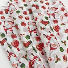 60/30/10 Sheets Santa Claus And Christmas Gift Pattern Tissue Paper, Santa Claus, Christmas Gift, Christmas Stocking, String Lights, Christmas Leaf - 19.69in*13.78in, Handmade Wrapping Paper, Fragile Item Protection, Gift Box Filler - Christmas Stocking - View 6