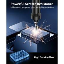 CASECOPS 4pcs High-Definition Tempered Glass Screen Protector, Includes Installation Tool Kit, Compatible With IPhone 17 Pro Max (6.9 Inch), 17 Pro/17 Air/17/17e, 16 Pro Max/16 Pro/16 Plus/16/16e, 15 Pro Max/15 Pro Max/15 Plus/15, 14/13/12/11/X Series And Other Models. Made Of High-Definition Tempered Tough Glass, High Transparency, High Light Transmission. Scratch-Resistant, Oil-Resistant, Fingerprint-Resistant, Dust-Resistant, Full Coverage, Bubble-Free Installation, Easy To Install, Compatible With Various Phone Cases. Essential Screen Protection, Suitable For Daily Use, Office, Home Environment. - 4pcs - View 5
