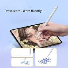 Universal Active Pen Kits - Suitable For IPad/Android Phones And Tablets, Palm Tilt And Rejection Sensitivity, Smooth Writing, Fast Charging, High Precision And High Sensitivity Capacitive Pen, 4 Pieces (1 Pen + 2 Tips + 1 Charging Cable) - Multicolor - View 5