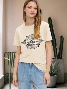 Women T-Shirts - B米色 - 查看 2