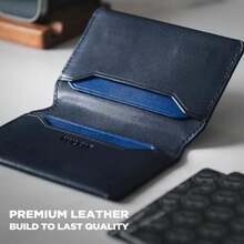 Men Wallet & Check Holder - Navy Blue - View 7