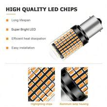 2pcs LED Car Lights, T20 7440 W21W And 3157 3156 P27W, Super Bright 60-SMD LED Replacement Bulbs, Suitable For Reverse Lights/Back Lights, Brake Lights/Tail Lights, Turn Signals/Parking Lights Or Running Lights, Car Accessories - 144SMD - View 3