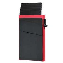 Men's Smart Pop Up Credit Card Holder, Minimalist Slim RFID Blocking Wallet, Money Clip, Durable Expandable Backplate, Pocket Purse - Multicolor - View 20