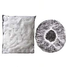 50pcs/100pcs Unisex Waterproof Shower Cap Hair Cover For Bathing, Home Use, Hair Dyeing, Beauty, Hotel Thickened - Multicolor - View 4