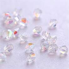 600PCS 4mm AB Faceted Beads, Colorful DIY Beads For Suncatcher Making, Jewelry, Bracelet, Necklace & Craft Projects - Colorful - View 6