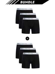 Calvin Klein [حزمة] كالفن كلاين 3 عبوات سراويل داخلية X 2 - أبيض وأسود + أبيض وأسود - مشاهدة 1