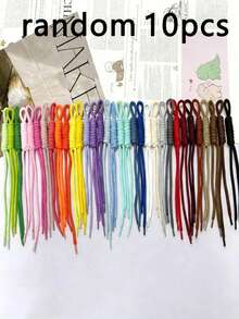10/20 Colors Nylon Rope DIY Handmade Weaving Kit,Suitable For Backpack Accessories,Craft Materials And Handmade Jewelry Making,Perfect Valentine's Day - Multicolor - View 10
