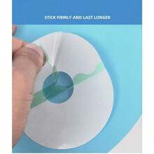 10pcs/Pack Sensor Anti-Fall Transparent Adhesive Patches, Invisible And Firmly Adhering, Suitable For Continuous Glucose Monitoring Devices - Multicolor - View 10