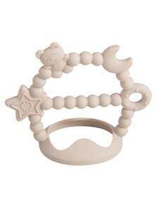 1pc Cute Silicone Baby Teether Wrist Teething Toy With Textured Massage Nubs Anti-Drop Infant Teether Baby Shower Gift For 0-12 Months Babies - 多色 - 查看 13