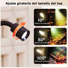 16l Kit Acuario Pecera Tanque 4en1 Peces Con Bomba Luz Led Negro - Albaricoque - Ver 6