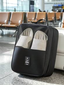 Tas Penyimpanan Sepatu Perjalanan Kapasitas Besar, Tas Organizer Gantung Tahan Lama, Desain Multi-Kompartemen, Hemat Ruang untuk Koper, Cocok untuk Kaos Kaki dan Barang Lainnya - MultiWarna - View 4