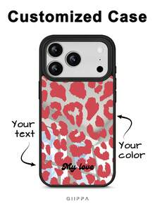 GIIPPA 1件鏡面客製化星星手機殼，適用於 iPhone 18/17/16/15/14/13/12/11 Pro Max Air，返校禮物、開學季禮物、畢業禮物、節日禮物、情人節禮物、生日禮物 - 彩色 - 查看 1