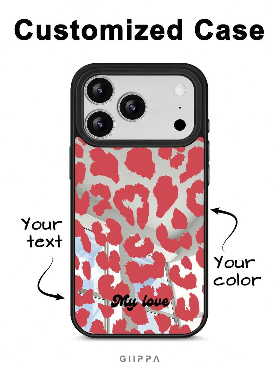 GIIPPA 1件鏡面客製化星星手機殼，適用於 iPhone 18/17/16/15/14/13/12/11 Pro Max Air，返校禮物、開學季禮物、畢業禮物、節日禮物、情人節禮物、生日禮物 - 彩色 - 查看 1