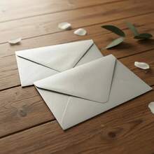 Creative Mariu 19x13 Cm Pearlescent Paper Invitation Envelopes - Plateado - View 3